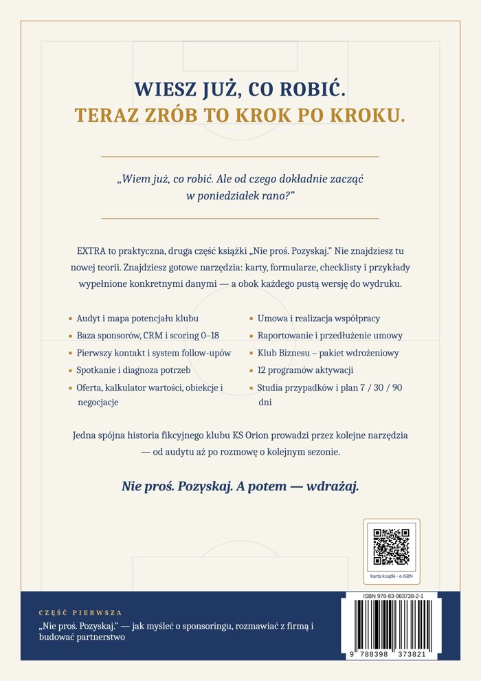Tył okładki EXTRA